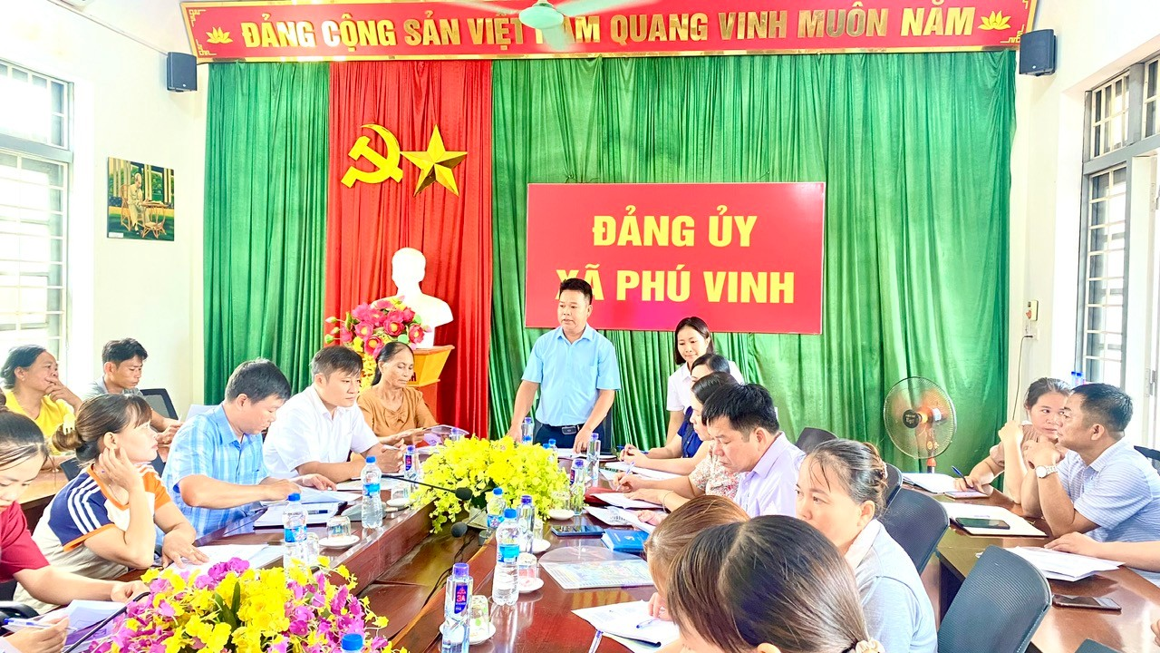 HỘI NGHỊ TRUYỀN THÔNG MÔ HÌNH PHÒNG BỆNH TAN MÁU BẨM SINH (THALASSEMIA) NĂM 2024 TẠI XÃ PHÚ VINH