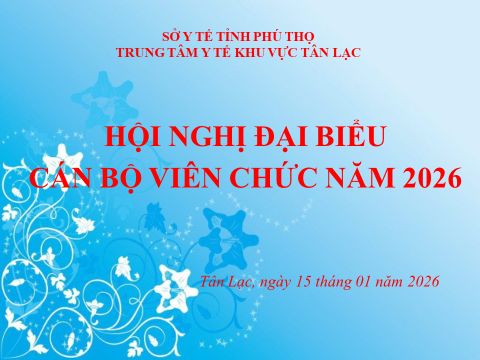 HỘI NGHỊ ĐẠI BIỂU CÁN BỘ, VIÊN CHỨC NĂM 2026